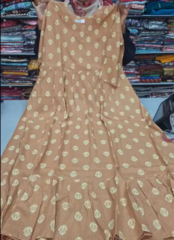 Rayon Long Maxi Gown | MG01